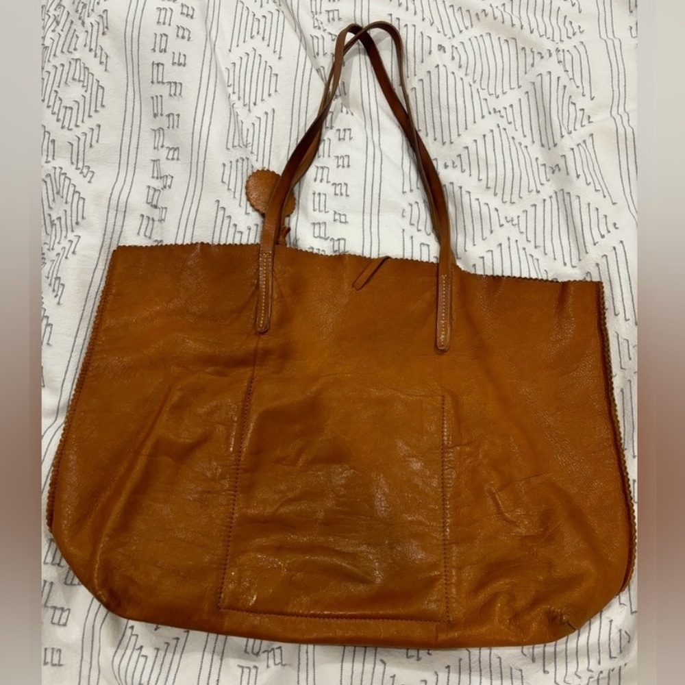Jack Gomme Atelier GenuineLeather Calm ToteBag Purse -Khaki Made In France RAREā - Picture 15 of 16